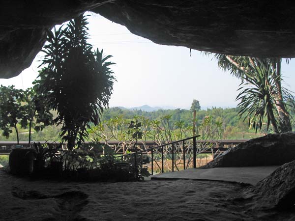 utsikt från grottan