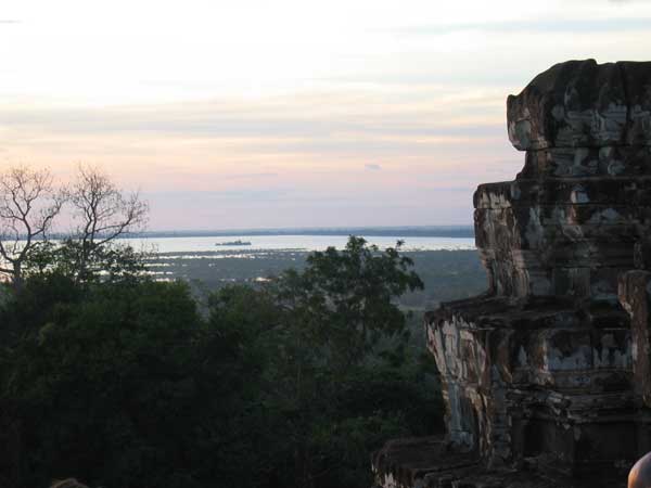 utsikt över Tonle Sap från Phnom Bakheng