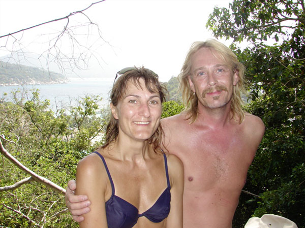 Sabine och Hans på Koh Tao