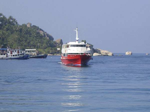 Båt till Koh Samui